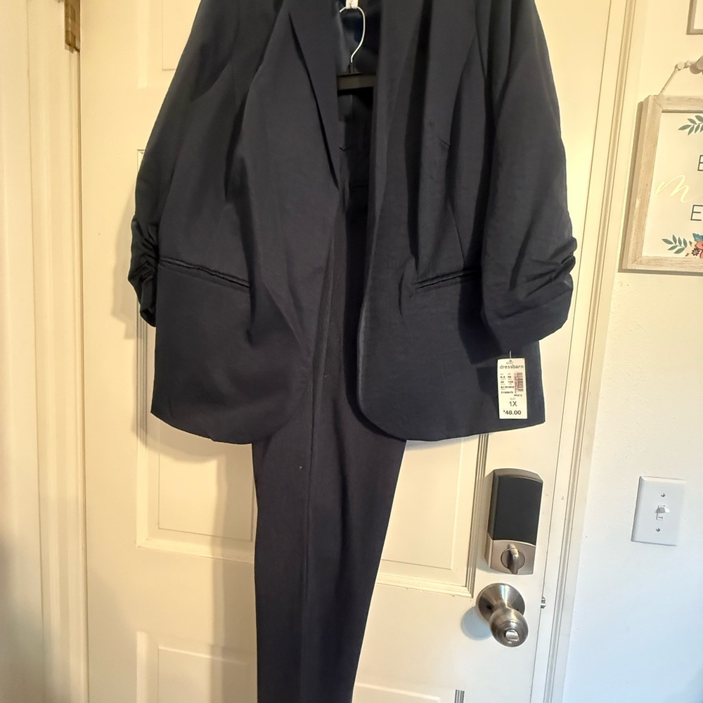 Dressbarn Classic Navy Blazer